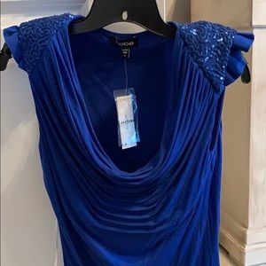 Bebe Blue Top